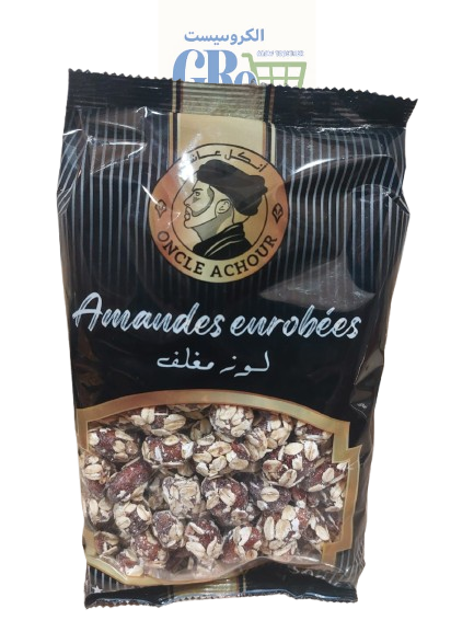 لوز مغلف بالشوفان