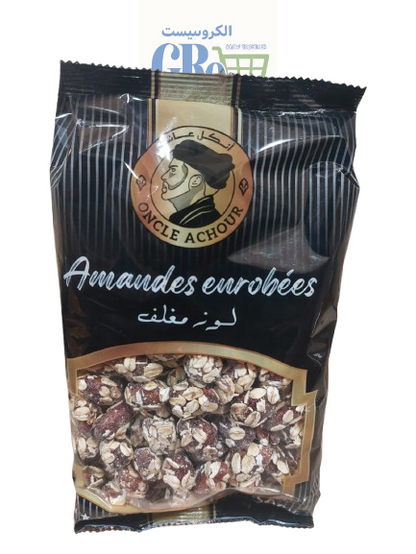 لوز مغلف بالشوفان