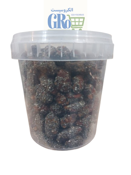 لوز مغلف بالشيا